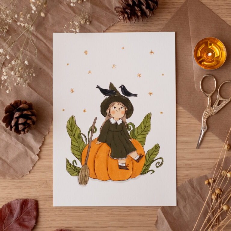 Lámina "La Pequeña Guardiana"