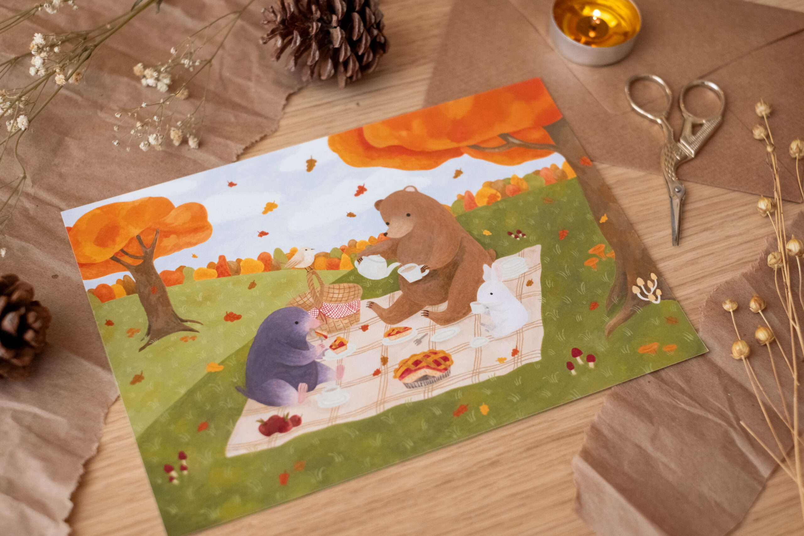 Lámina "Merienda Bajo los Árboles" - Imagen 3