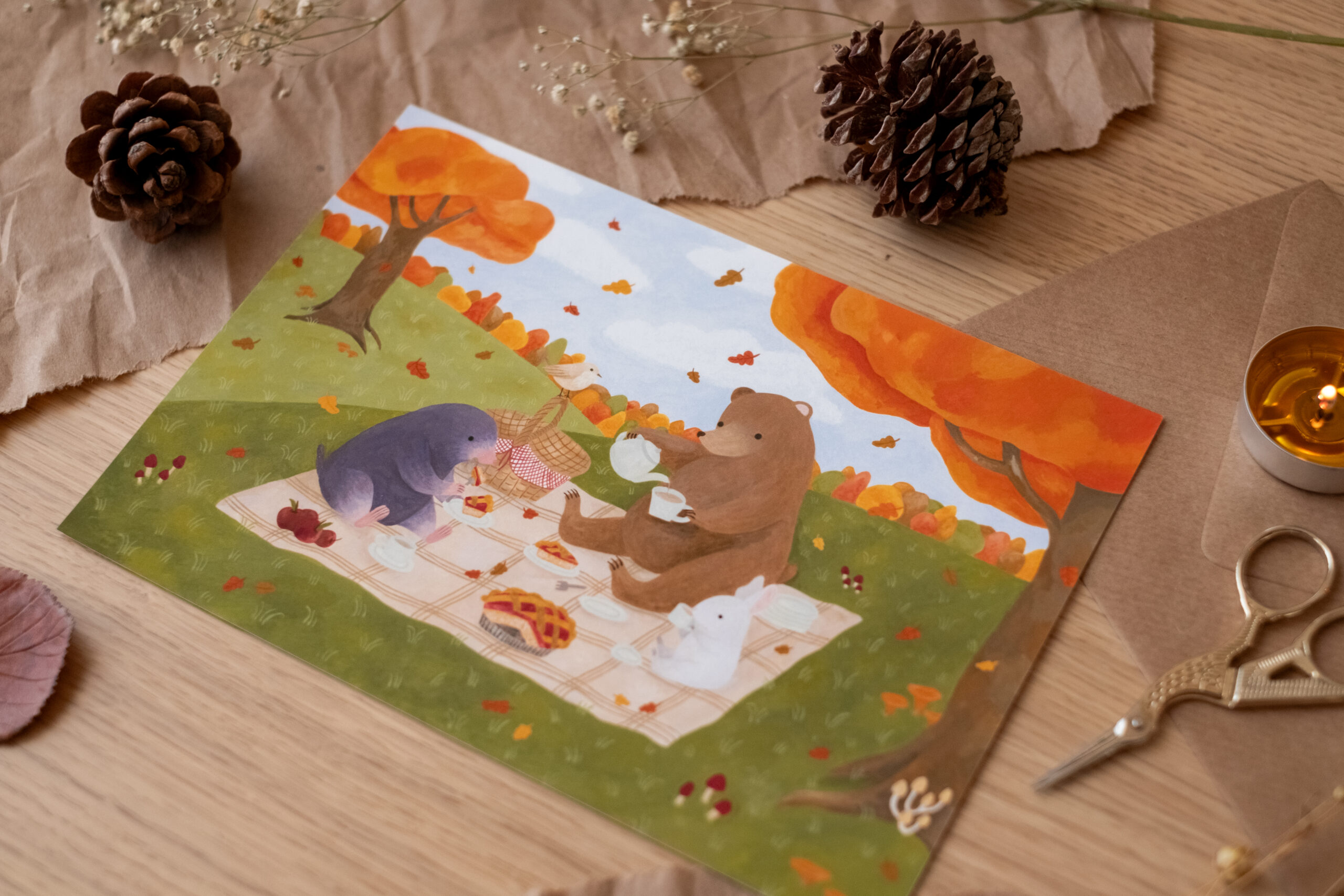 Lámina "Merienda Bajo los Árboles" - Imagen 2