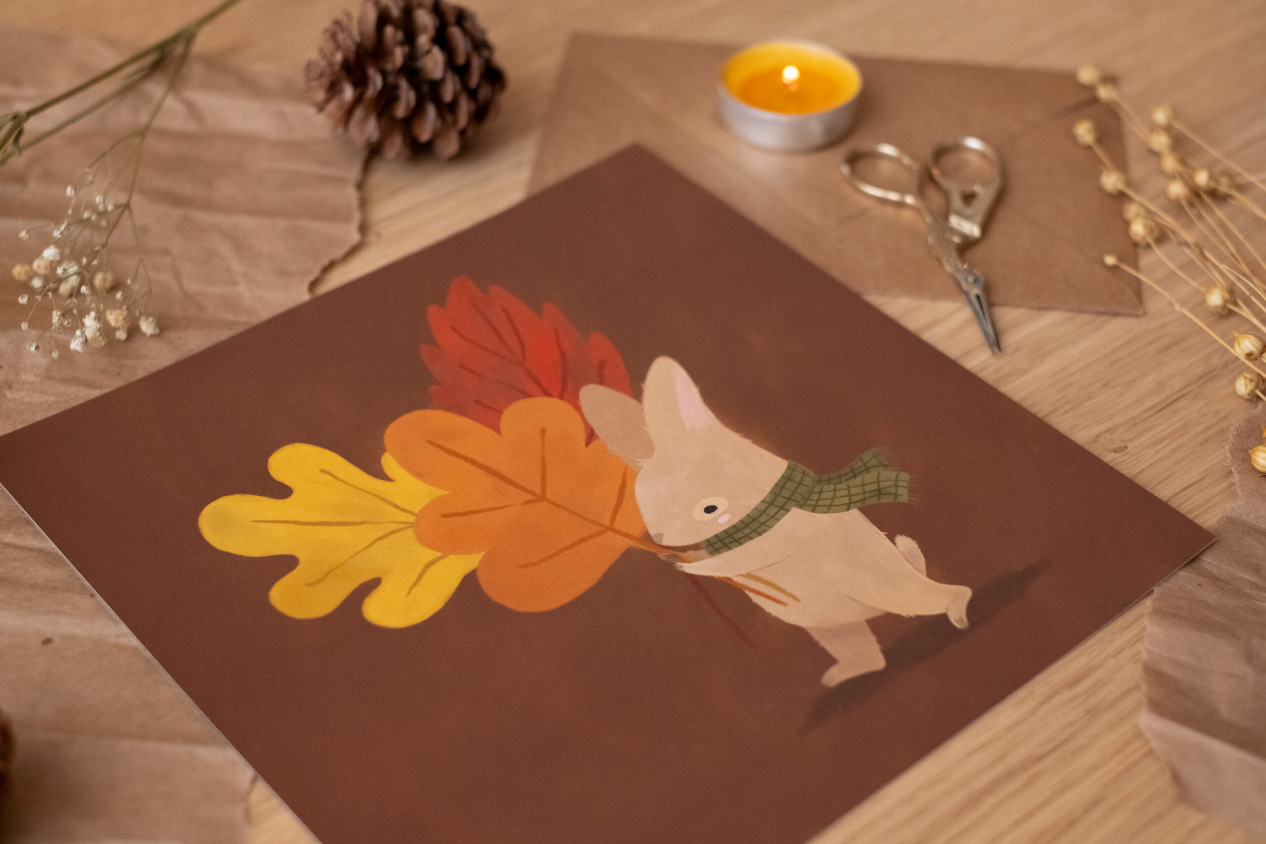 Lámina "Pequeños Tesoros del Bosque" - Imagen 2