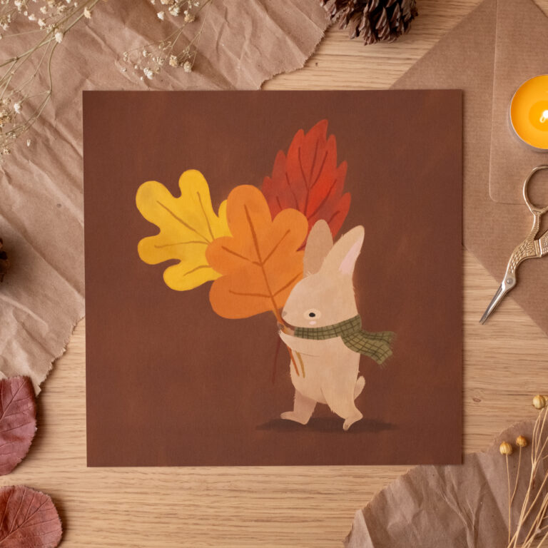 Lámina "Pequeños Tesoros del Bosque"