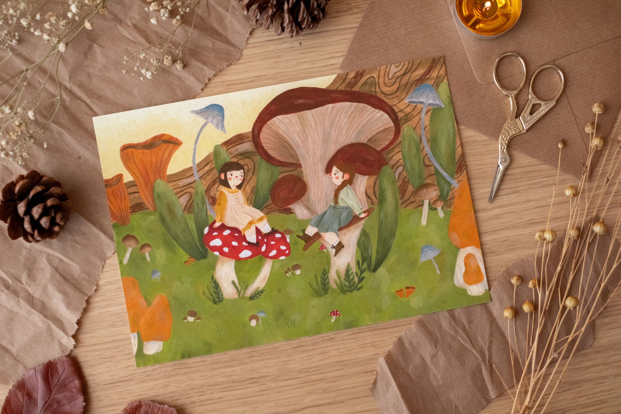 Lámina "Encuentro entre Setas" - Imagen 4