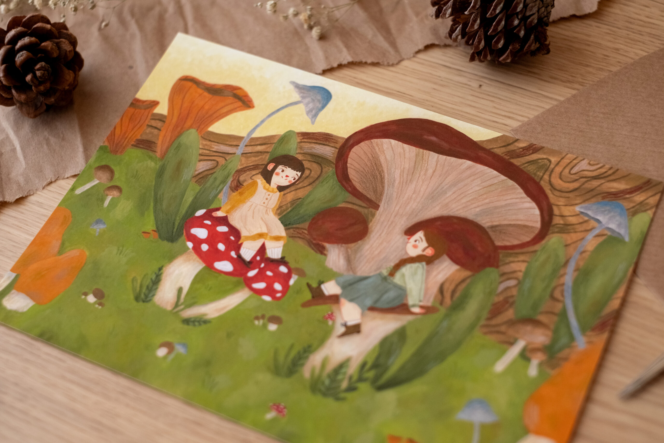 Lámina "Encuentro entre Setas" - Imagen 3