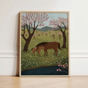 Lámina "Primavera en el Prado"